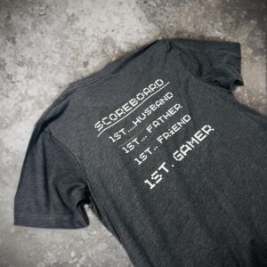 score board gaming t-shirt