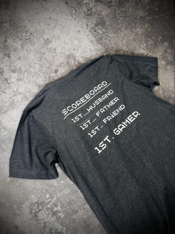 score board gaming t-shirt
